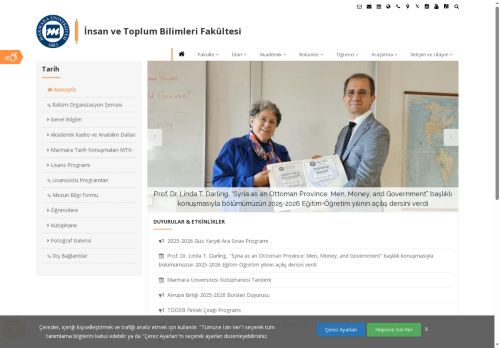 Tarih - İnsan ve Toplum Bilimleri Fakültesi - Marmara Üniversitesi