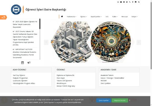 Ders Kaydı | Öğrenci İşleri Daire Başkanlığı | Marmara Üniversitesi