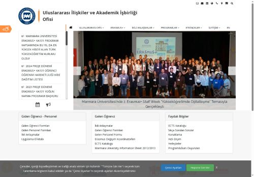 Uluslararası İlişkiler ve Akademik İşbirliği Ofisi - Marmara Üniversitesi
