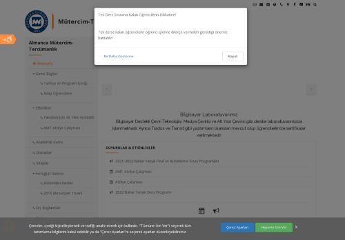 Almanca Mütercim-Tercümanlık - Mütercim-Tercümanlık Bölümü - Marmara Üniversitesi