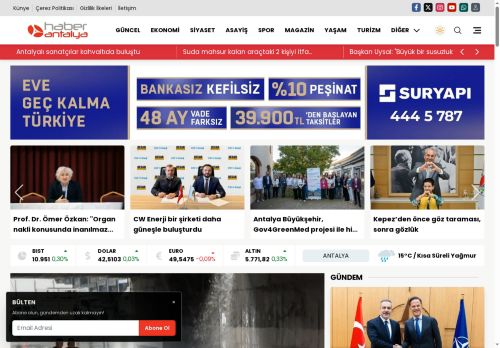 HABER ANTALYA - Antalya News Portal