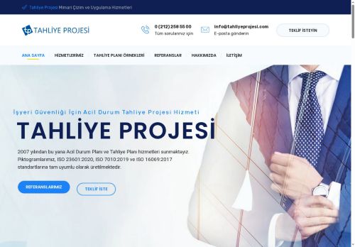 Acil Durum ve Tahliye Planı Hizmetleri | Tahliye Projesi