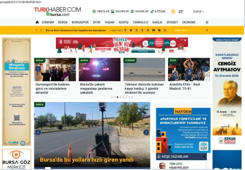 Türkiye ve Bursa Haberleri