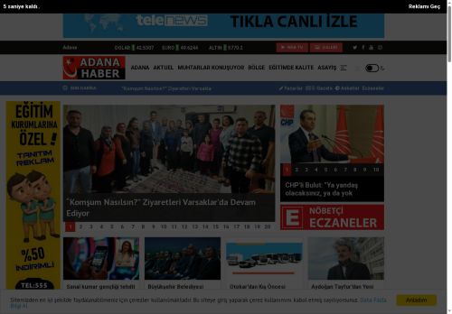 ADANA HABER.NET "İŞİMİZ GÜCÜMÜZ HABER" "ADANA HABERLERİ"