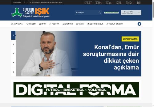Giresun Işık Gazetesi - Giresun'un ilk yazılı ve mahalli internet gazetesi Giresun Işık Gazetesi Giresun Işık Gazetesi Giresun Işık Gazetesi - Giresun Gazete Giresun Işık Gazetesi Giresun Işık Gazetesi
