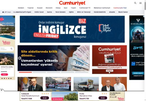 Cumhuriyet - Haberler, Spor, Ekonomi, Gündem Haberleri, Güncel Son Dakika Haberleri,