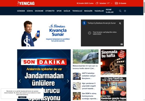 Haber, Son Dakika Haberler, Gündem Haberleri - Yeniçağ Gazetesi