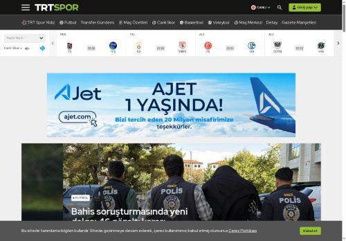 Spor Haberleri ve Son Dakika Transfer Gelişmeleri - TRTSpor