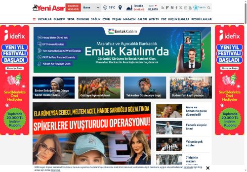 Yeni Asır: Haberler, Son Dakika Haberler ve Gazete Haberleri