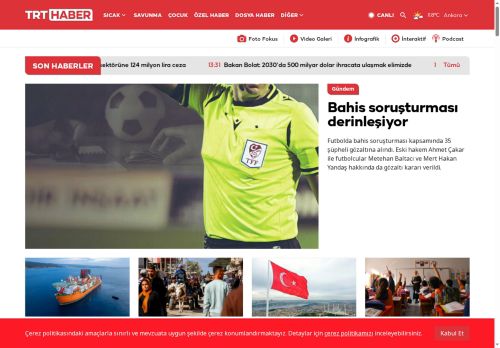 TRT Haber: Son Dakika Haberler ile Türkiye’nin Haber Kaynağı