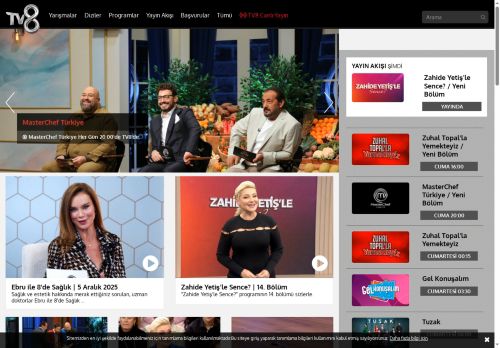 TV8 - TÜRKİYE'NİN EĞLENCE KANALI