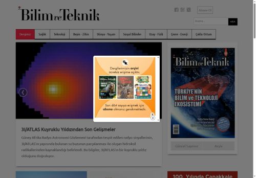 Ana Sayfa | Bilim Teknik