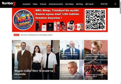 Number 1 Fm / Tv | Türkiye'nin Bir Numaralı Yabancı Müzik Radyosu Number1 FM, 24 saat hit müzik keyfi, en güncel müzik haberleri, en yeni müzik ve video klip listeleri ile Müzik Dünyasının En Zengin İçeriğini Sunuyor.