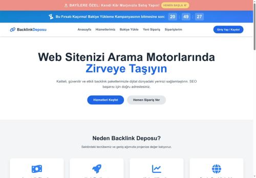 Backlink Deposu - Kaliteli Backlink Hizmetleri