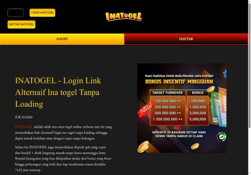 INATOGEL - Login Link Alternaif Ina togel Tanpa Loading