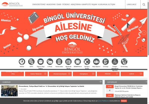 BİNGÖL ÜNİVERSİTESİ