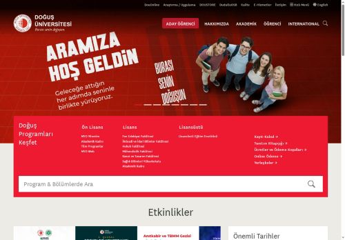 Anasayfa | Doğuş Üniversitesi