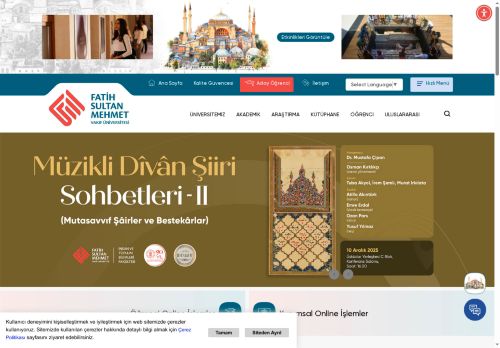 FSMVÜ | Fatih Sultan Mehmet Vakıf Üniversitesi