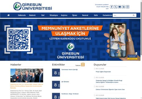 Giresun Üniversitesi | Kuzeyin Parlayan Yıldızı