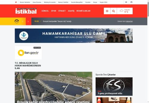 İstikbal Gazetesi | Eskişehir Haberleri - Eskişehir Son Dakika Haber