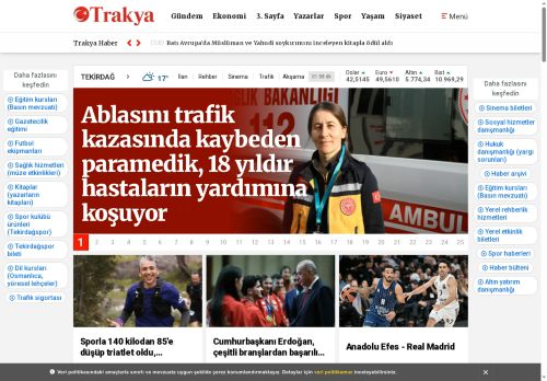 Trakya Gazetesi - Bölgenin Güçlü Sesi