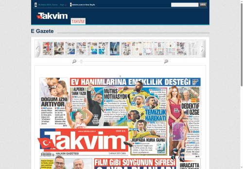 Bugünkü  Takvim - EGazete - Gazete Oku - Gazete ManÅŸetleri
