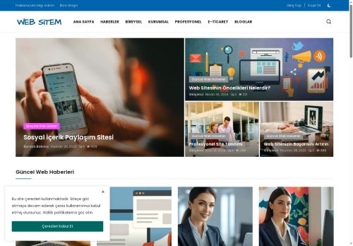 Profesyonel Site Tanıtımı - My Website