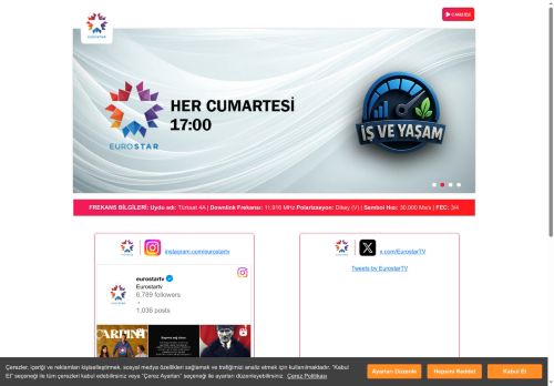 Anasayfa - Eurostar Tv