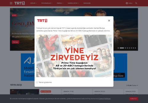 TRT1 - Dizi, Film, Haberler