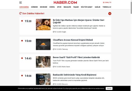 Son Dakika Haberleri - Son Dakika Gelişmeleri ve Güncel Son Durum Haberleri | Haber.com