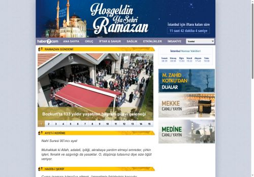 Ramazan - Haber7 Ramazan Sayfası