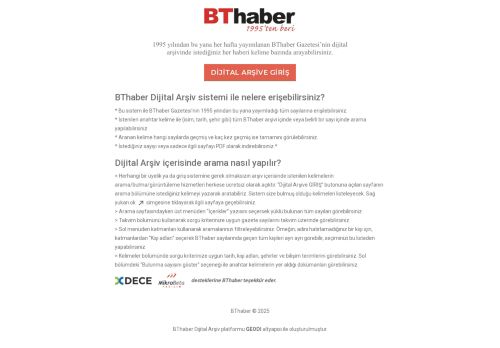 Dijital Arşiv - BThaber