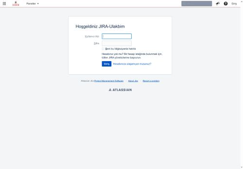 Giriş - JIRA-Ulakbim