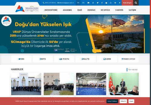 Doğu’dan Yükselen Işık - Ağrı İbrahim Çeçen Üniversitesi