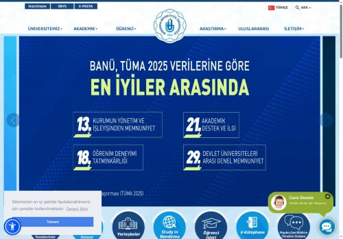 BANDIRMA ONYEDİ EYLÜL ÜNİVERSİTESİ - Rektörlük