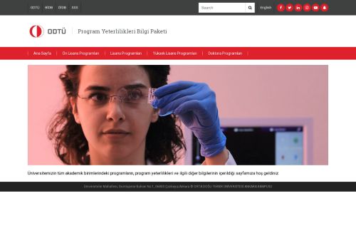 Program Yeterlilikleri Bilgi Paketi