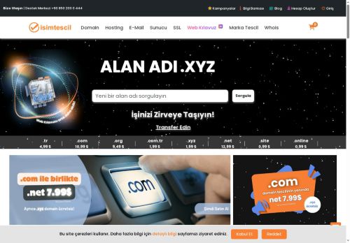 Türkiye'nin En Büyük Domain - Hosting Firması  | İsimtescil