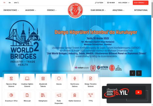 Anasayfa - T.C. İstanbul Yeni Yüzyıl Üniversitesi