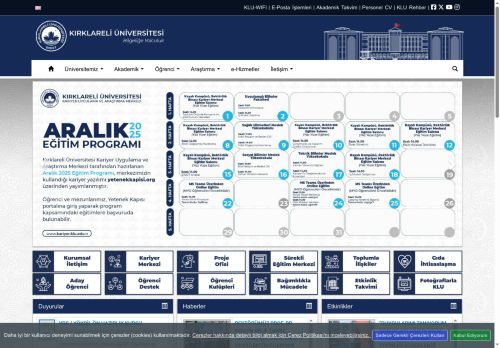 KLU - T.C. KIRKLARELİ ÜNİVERSİTESİ