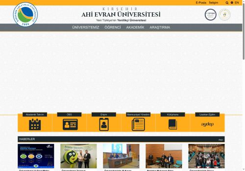 Anasayfa - Kırşehir Ahi Evran Üniversitesi