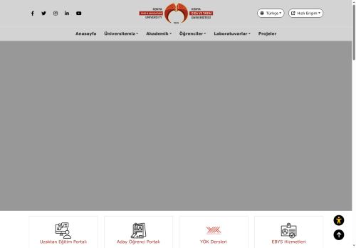 Anasayfa - Konya Gıda ve Tarım Üniversitesi