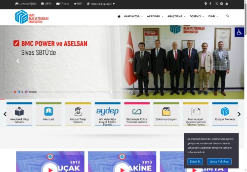 SİVAS BİLİM VE TEKNOLOJİ ÜNİVERSİTESİ - SBTÜ