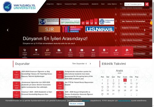 Van Yüzüncü Yıl Üniversitesi