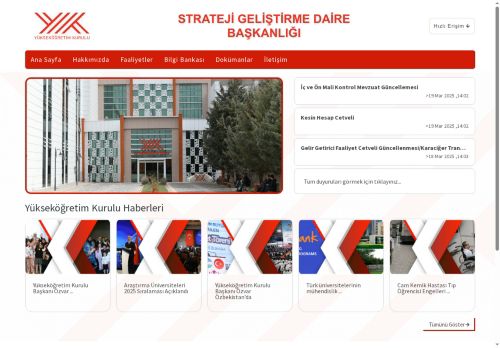 Ana Sayfa | Yükseköğretim Kurulu