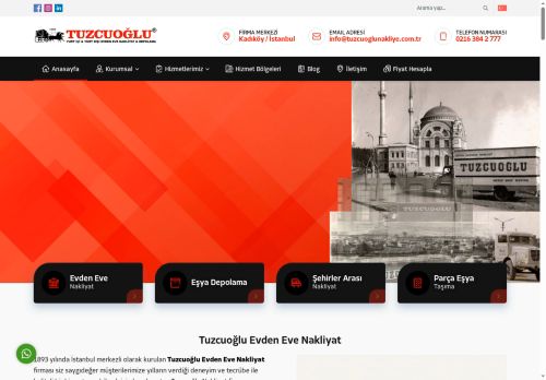 İstanbul Evden Eve Nakliyat - TUZCUOĞLU Nakliyat A.Ş - 0533 319 0 444