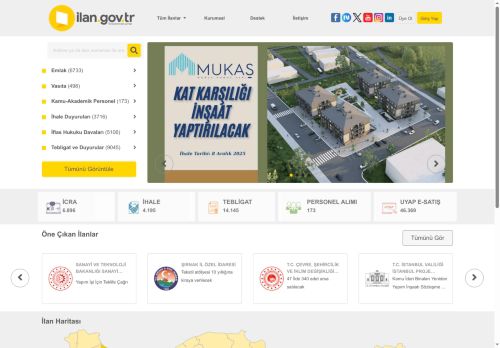 ilan.gov.tr - Türkiye'nin İlan Portalı
