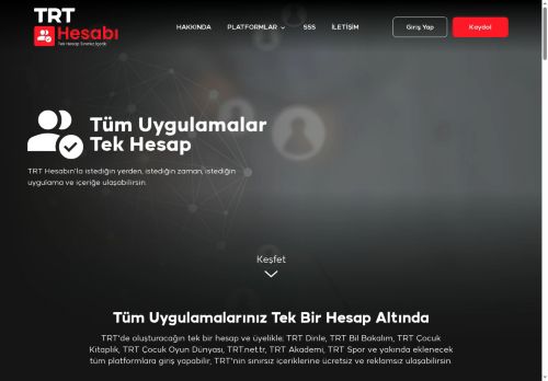 Tek Hesap, Sınırsız TRT İçeriği | TRT Hesabı
