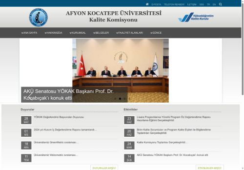Kalite Komisyonu | AKÜ