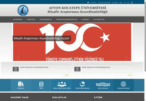 Misafir Araştırmacı Koordinatörlüğü | Bir başka HABER SİTESİ sitesi