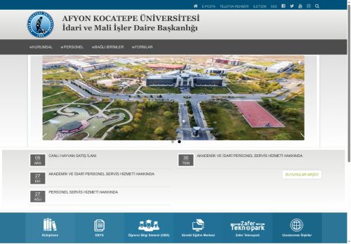 İdari ve Mali İşler Daire Başkanlığı | AKÜ